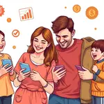 Choose apps with shared wallets for couples or families