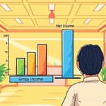 What is the difference between gross and net income