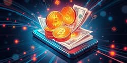 Crypto-enabled wallets that allow instant conversions