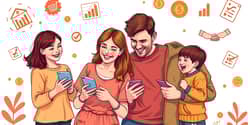 Choose apps with shared wallets for couples or families