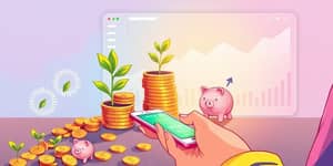 Savings products with automatic interest tracking