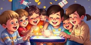 Digital platforms that teach kids to save