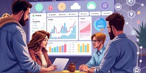 Business accounts with invoicing and payment tracking