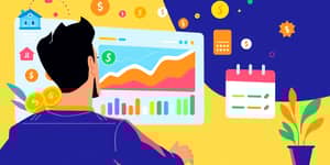 Track net worth and monitor progress over time