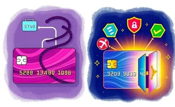 What is the difference between debit and credit cards