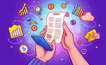 Scan receipts to track purchases and build financial habits