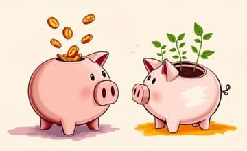 What is a checking account vs. a savings account?