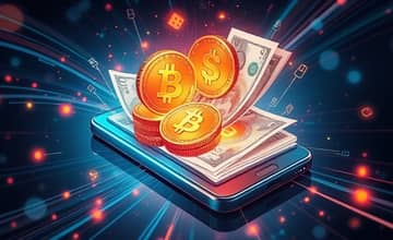 Crypto-enabled wallets that allow instant conversions