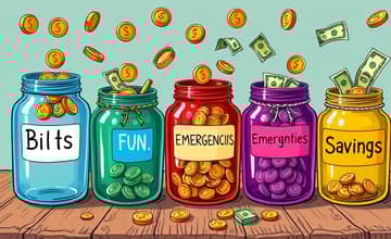 Balance saving and spending using income buckets