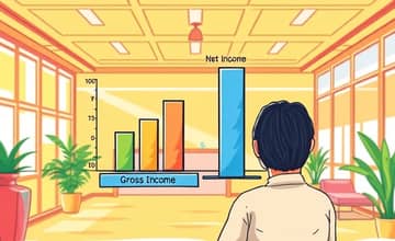 What is the difference between gross and net income