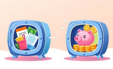 What is a checking account vs. savings account