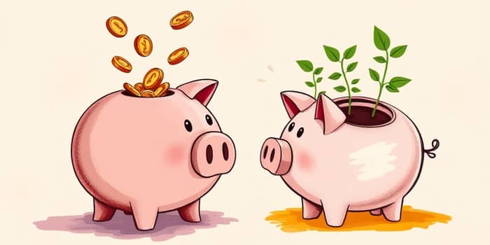 What is a checking account vs. a savings account?