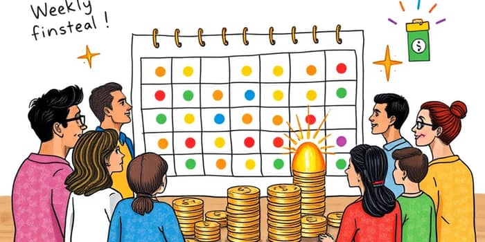 Convert financial goals into actionable weekly plans