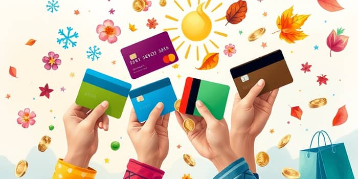 Credit cards with rotating categories for seasonal spending