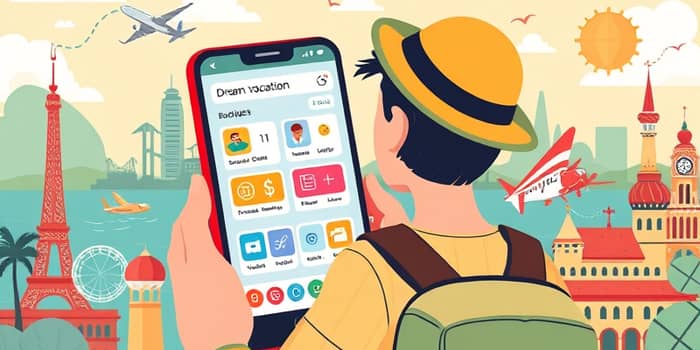 Plan a trip and set savings targets in the same app