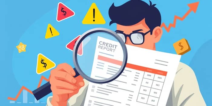 Read a credit report and spot red flags