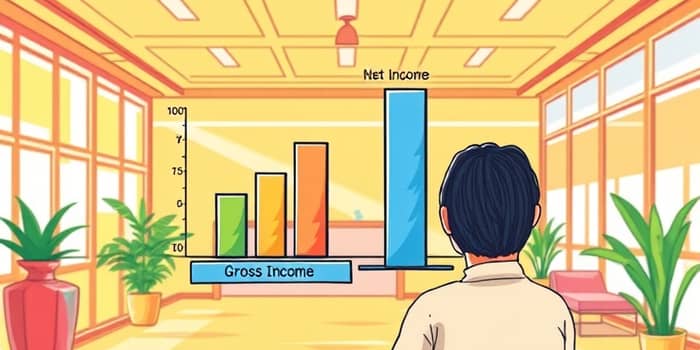 What is the difference between gross and net income