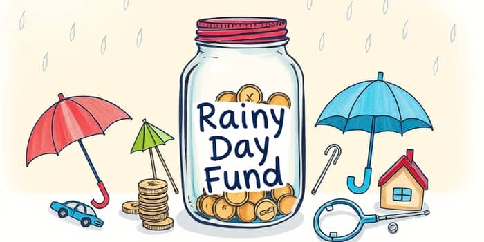 Create a rainy day fund for peace of mind