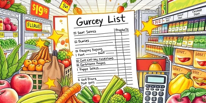 Make a shopping list that saves you money