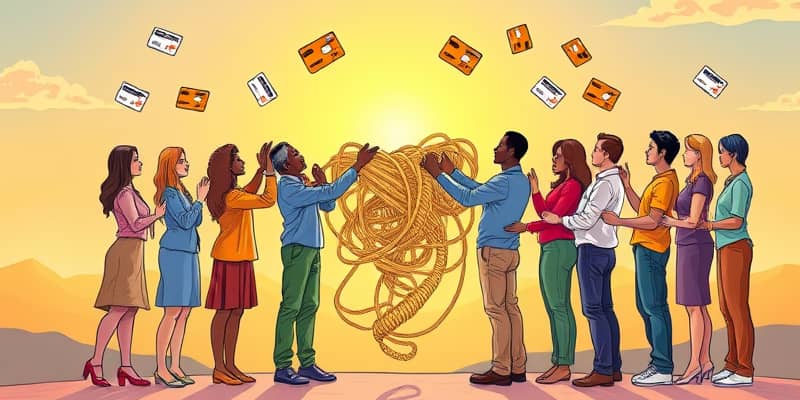 Solutions that consolidate debt across lenders